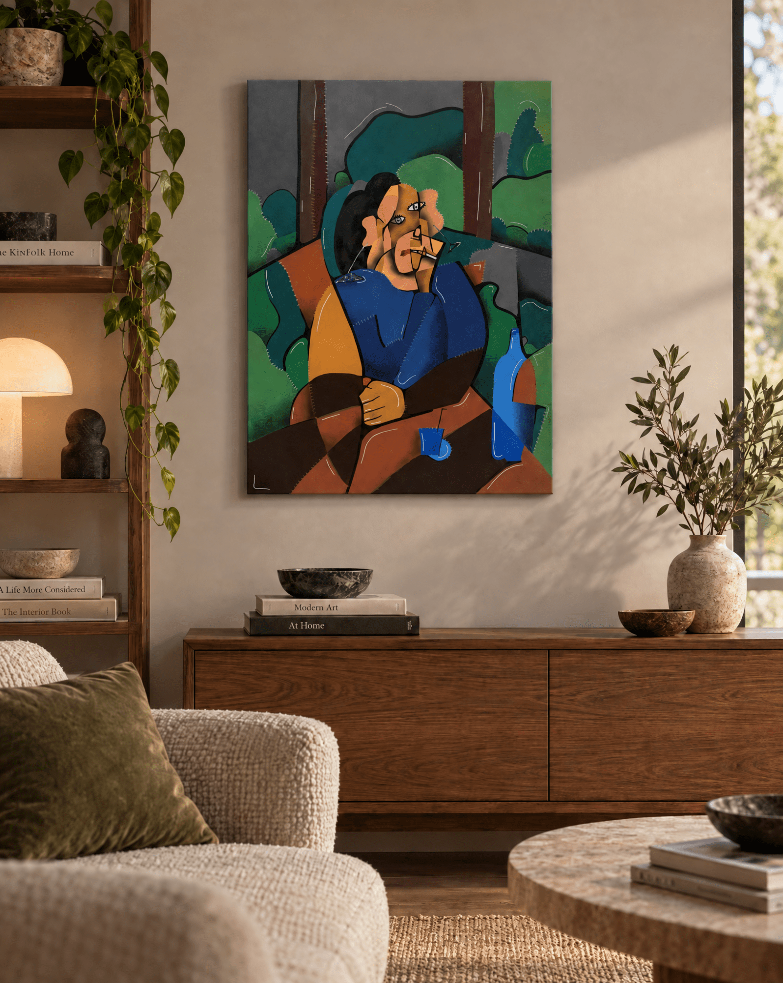The Host - Pension, Crylic Paint, 80cm x 60cm
